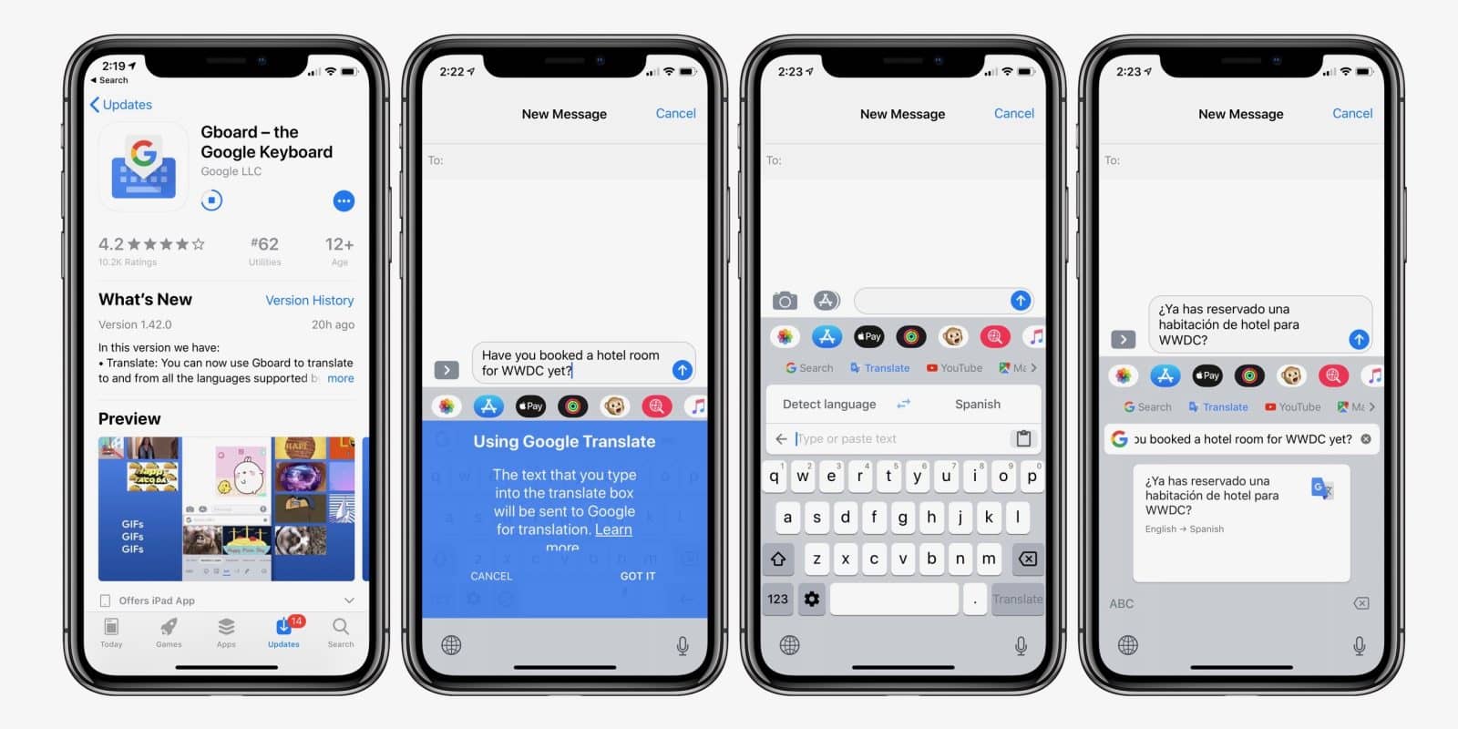 Google's Gboard Now Support In-App Translation On iOS
