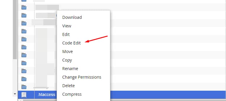 How to Edit .htaccess File Using cPanel File Manage