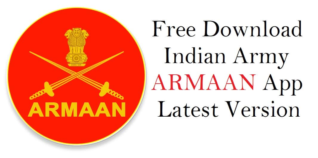 Free Download Indian Army ARMAAN App Latest Update Version