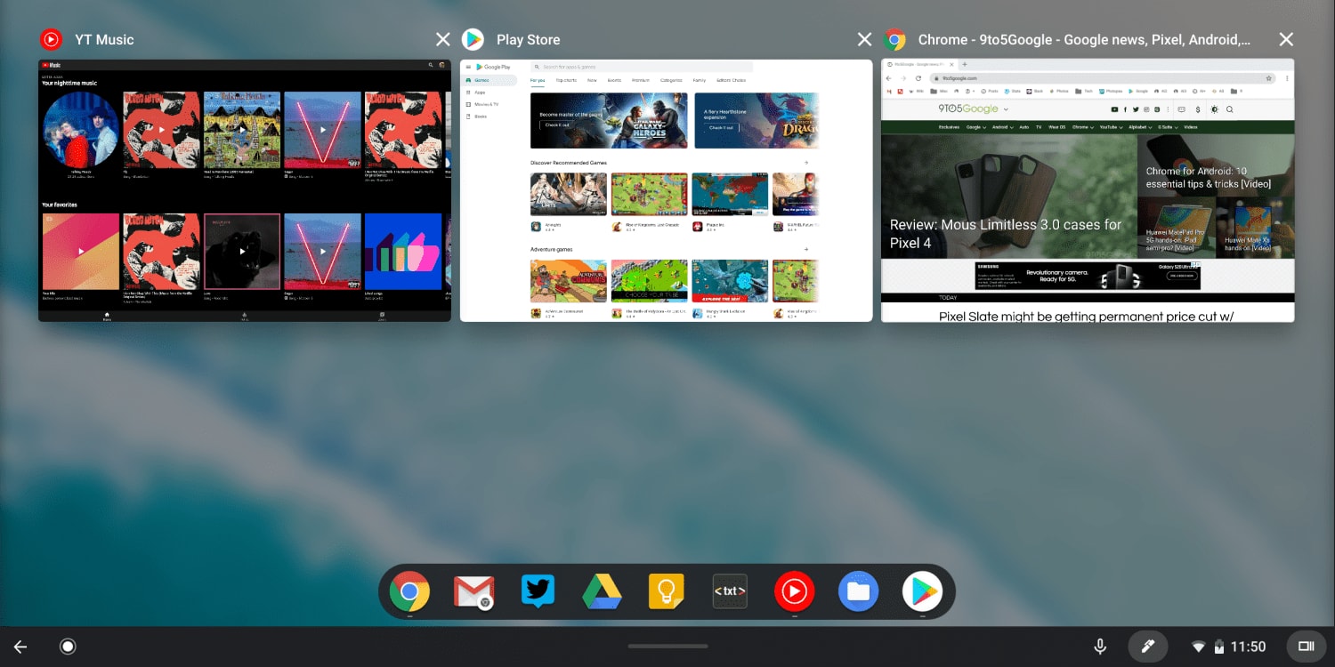 Android Like Gesture Navigation & Touch Friendly Tab Strip Coming to Chromebook Tablet Mode